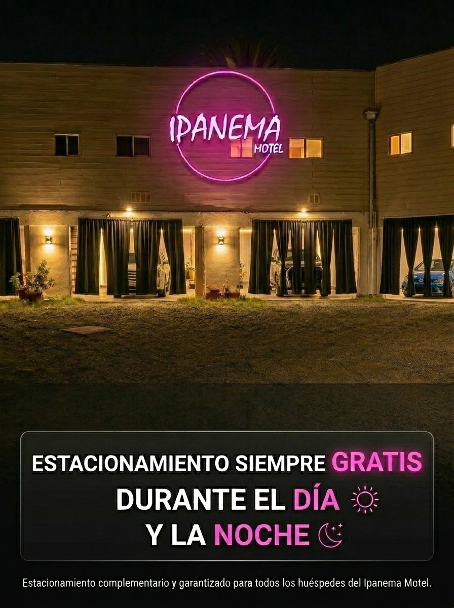 Estacionamiento privado 24 horas Motel Ipanema Talca