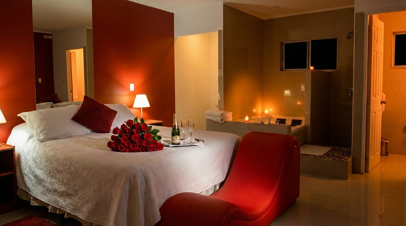 Suite con jacuzzi en Motel Ipanema Talca — motel en Talca con privacidad y confort